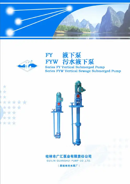 FY系列液下泵样本