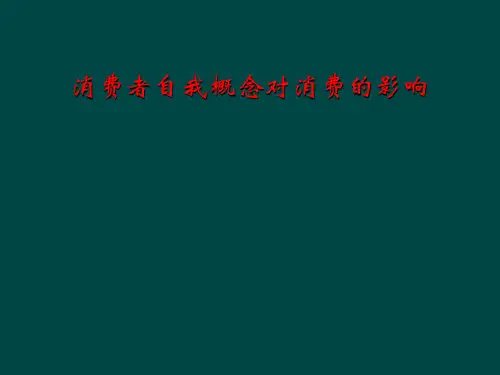 消费者自我概念对消费的影响