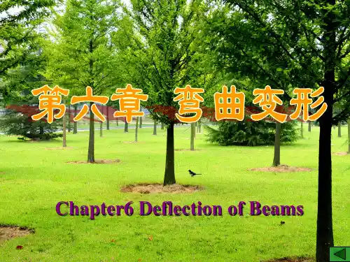 材料力学第6章 弯曲变形部分课件