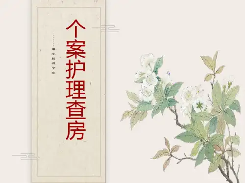 血小板减少症个案护理查房