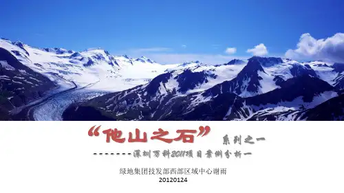 万科深圳楼盘案例分析