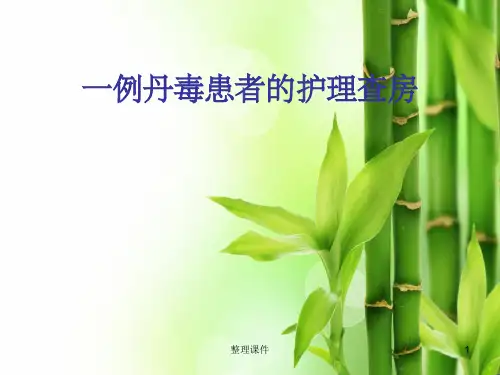 丹毒护理查房