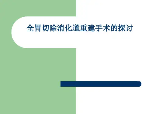 全胃切除消化道重整理PPT课件