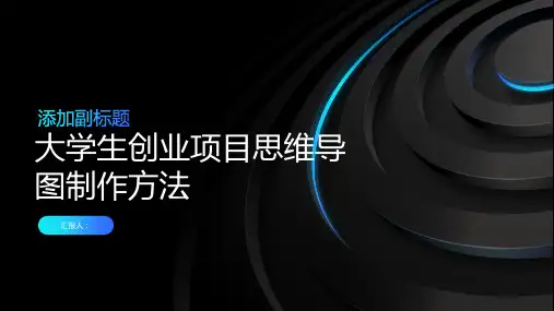 大学生创业项目思维导图怎么做