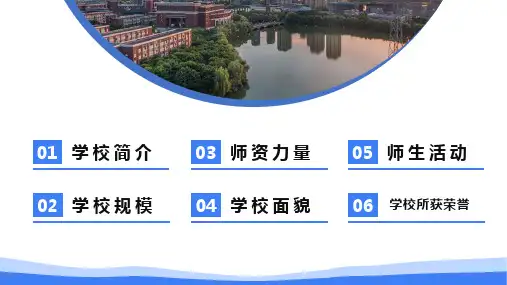 简约商务风学校介绍招生宣传PPT专题演示