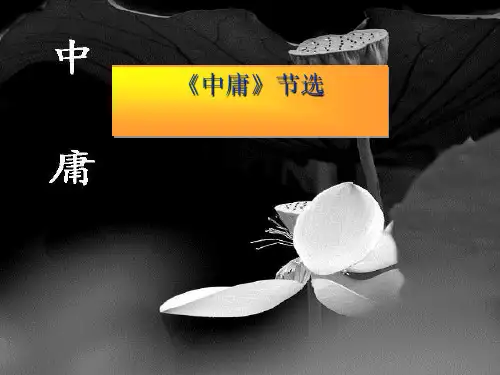 中庸节选ppt2