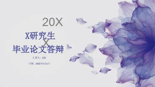 精美实用完整框架的大学论文答辩个人年终总结学习工作总结PPT模板 (2)