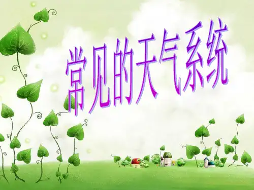 常见的天气系统.PPT课件
