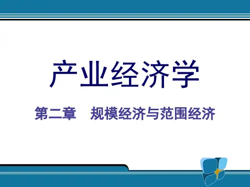 规模经济、范围经济及其成因