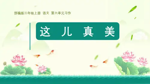 《习作：这儿真美》PPT教学课件
