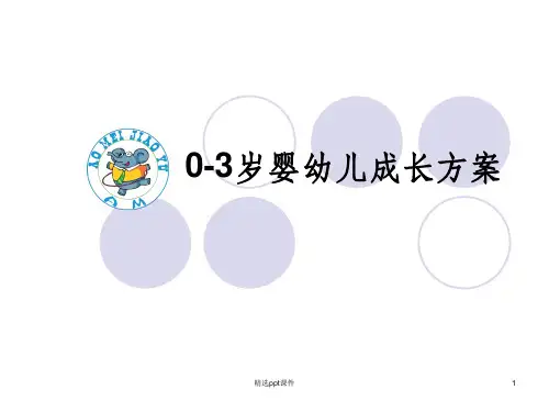 0-3岁幼儿成长新ppt课件