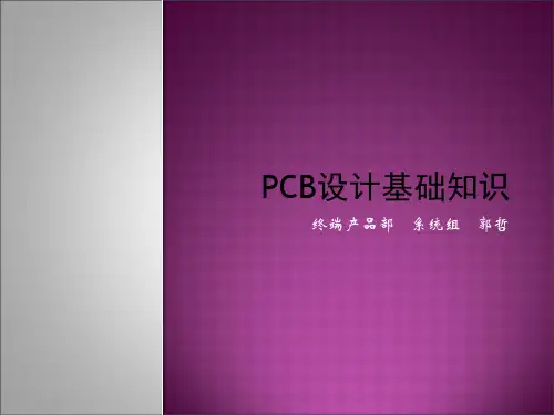 PCB设计基础知识共21页