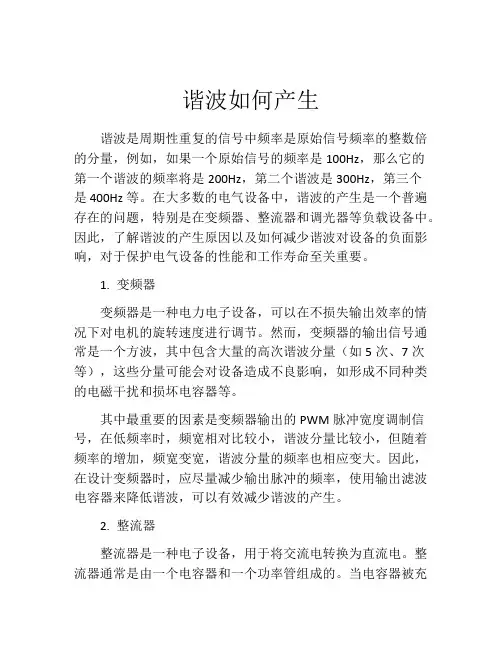 谐波如何产生