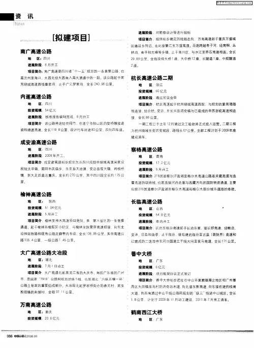 拟建项目