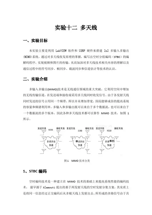 多天线实验指导书