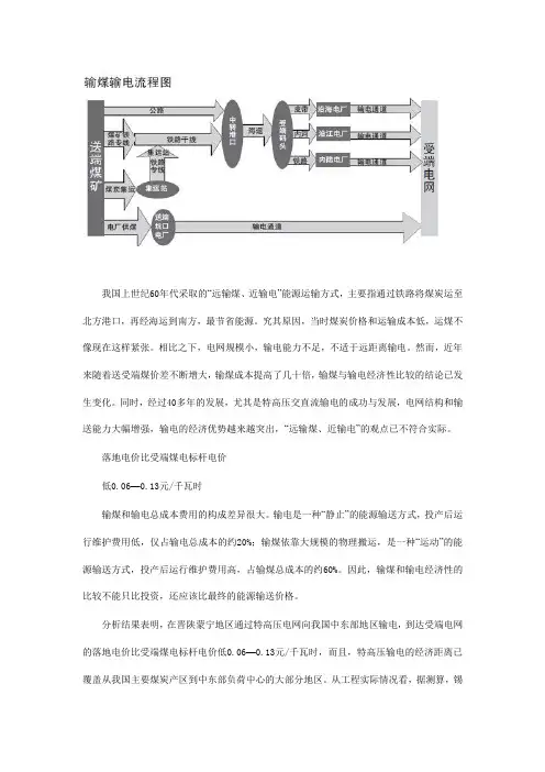 输煤输电并举显著提升能源利用效率