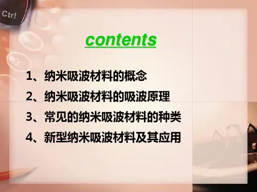 纳米吸波材料