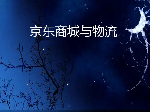 京东物流总结PPT课件