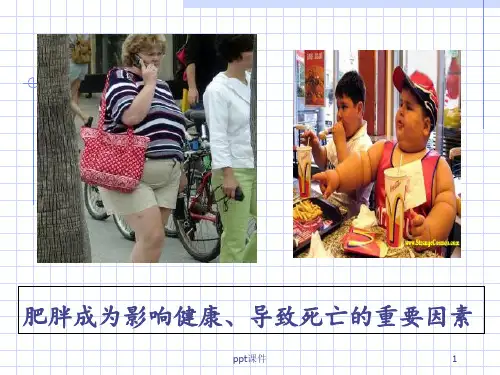 肥胖的运动处方  ppt课件