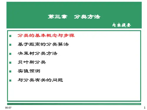 数据挖掘--分类课件ppt