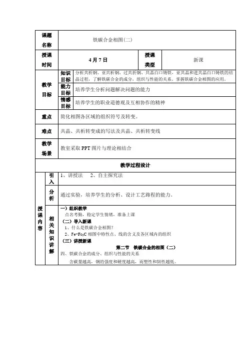 5-2 铁碳合金相图(二)