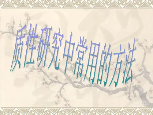 34_质性研究方法