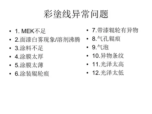 彩涂线异常问题11008