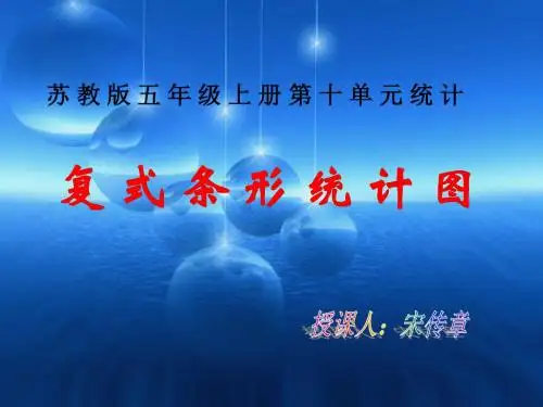 复式条形统计图