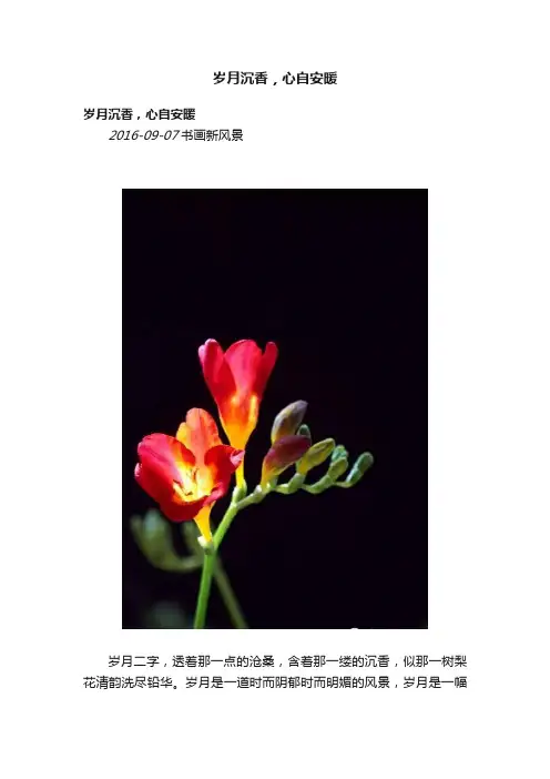 岁月沉香，心自安暖