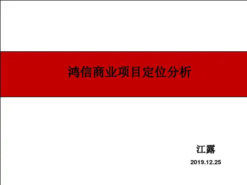 2021鸿信商业项目定位分析.ppt