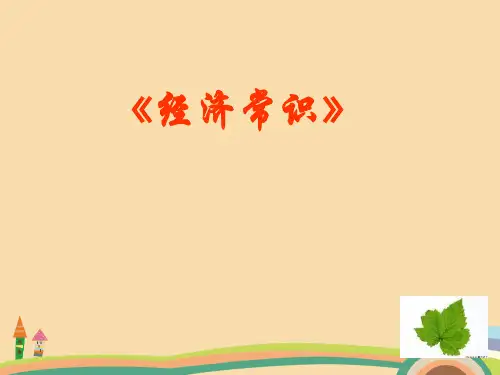 高三政治经济常识复习PPT优秀课件