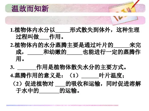 北师大版七年级生物上册第5章第1节光合作用 (2)(共74张PPT)