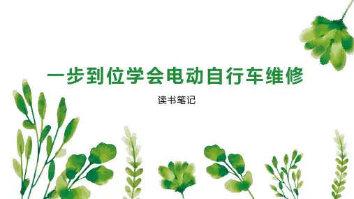 一步到位学会电动自行车维修