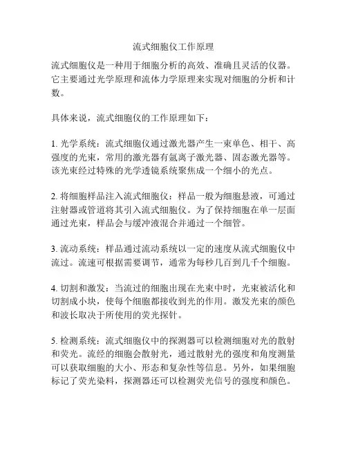 流式细胞仪工作原理