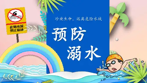高中主题班会-防溺水安全教育-课件(19张PPT)