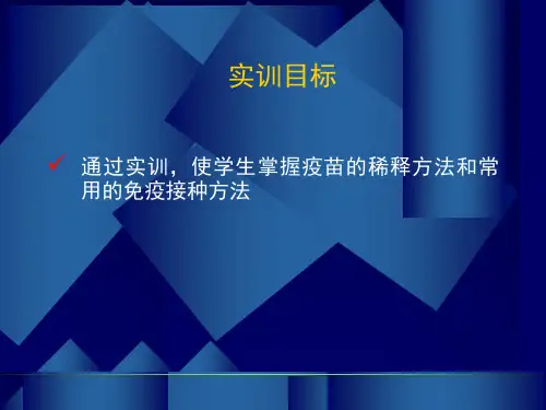 疫接种方法PPT课件