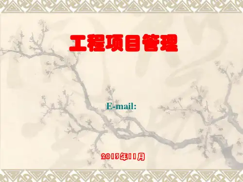 第1章项目管理概论PPT课件