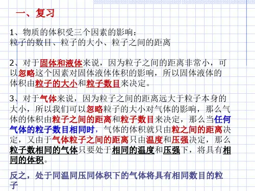 高一化学阿伏加德罗定律精品PPT课件