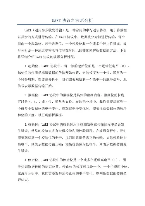 UART协议之波形分析