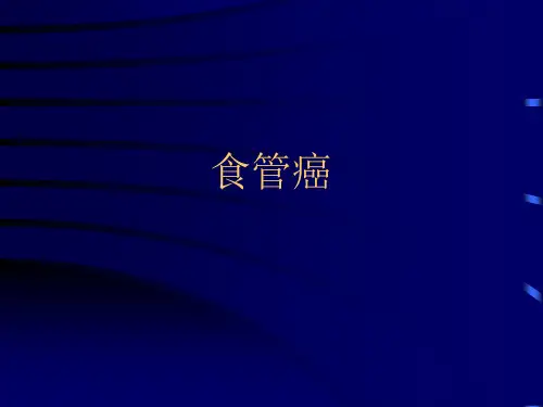 食管癌ppt课件