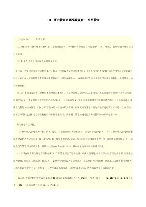 压力管道定期检验规则(DOCX 57页)