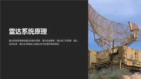 《雷达系统原理》课件
