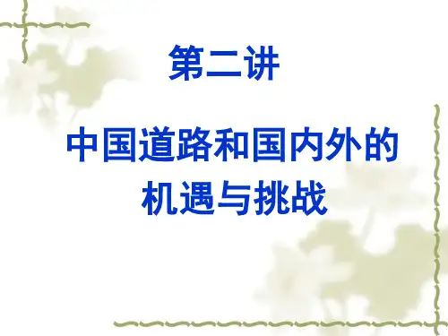 中国道路和国内外的机遇与挑战综述