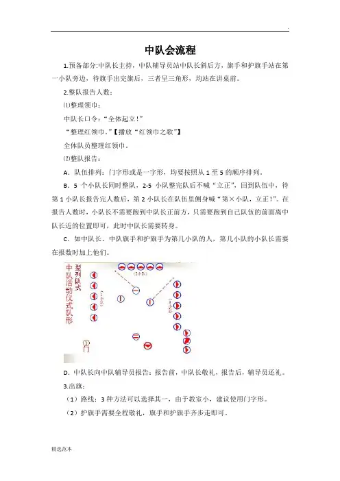 中队会仪式(标准版)