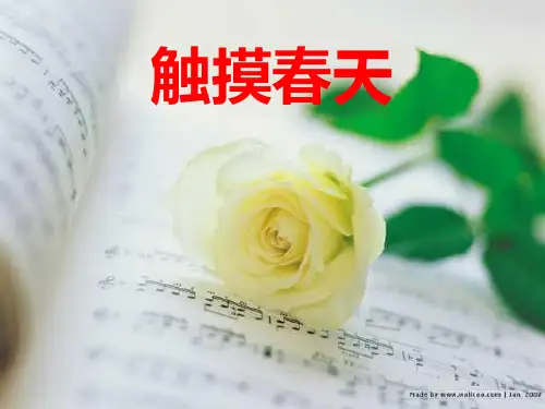 17触摸春天PPT课件