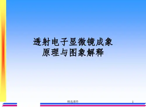 透射电镜TEM图象解释
