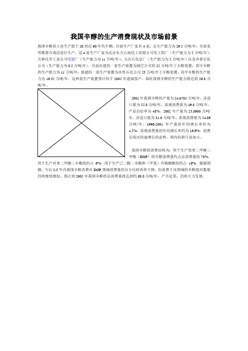 我国辛醇的生产消费现状及市场前景