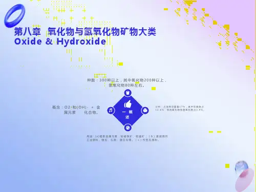 氧化物与氢氧化物矿物大类