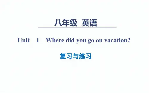 人教版八年级英语上册Unit 1复习课(共41张PPT)