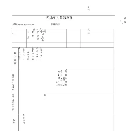 2018年思修教案第二章第三节_共3页